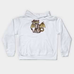 Chimera Cubs: Chocolate Tabby Kids Hoodie